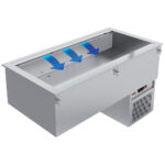 Refrigerated basin element, ventilated, 2x GN 1/1