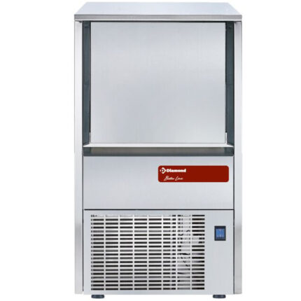 Hollow ice cube maker, 38 kg with reserve 12 kg