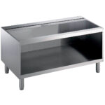 Open base, 1200 mm, stainless steel AISI 304