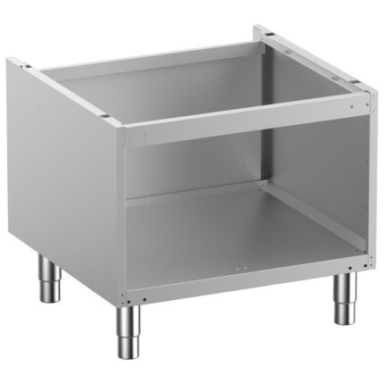 Open base on removable feet in stainless steel + Doors for base 700 mm