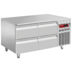 Refrigerate base, 4x1/2 drawers GN 1/1-h 100 mm