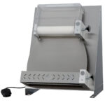 Pizza roller Ø 420 mm, 2 rollers "Linear", in stainless steel