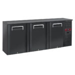 Bottle cooler 3 doors, 500 liters, adjustable feet
