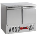 Refrigerated counter 2 doors GN 1/1, 240 Lit