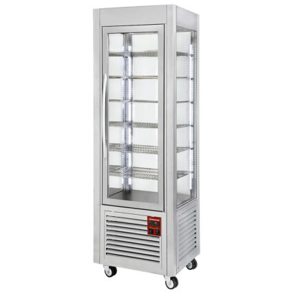 Panoramic display, 5 levels, 360 LT, Stainless Steel.