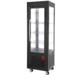 Panoramic display, 5 shelves, 360 LT, Black