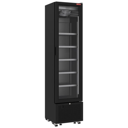 Positive refrigerated display 221 liters BLACK