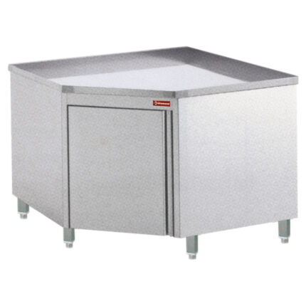 Working table on cupboard with angle 90°