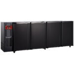 Back Bar Cooler 4 doors, 783 liters