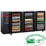 Bottle cooler 3 glass doors, 579 liters