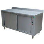 Heating cupboard 2 sliding doors, wall