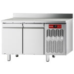Wall-mounted cooling table, ventilated, 2 doors GN 1/1, 260 litres