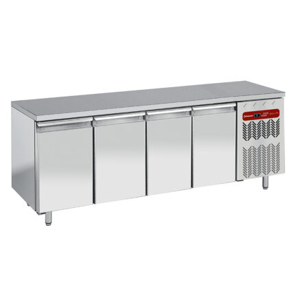 Ventilated freezing table, 4 doors GN 1/1