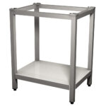 Undercarriage oven, with lower shelf