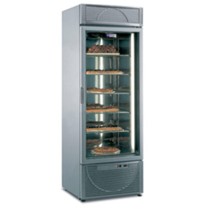 Refrigerated display, 400 liters, stainless steel