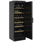 Wine board, ventilated, 380 liters, BLACK