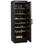 Wine board, ventilated, 380 liters, BLACK