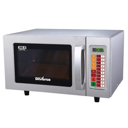 Microwave in stainless steel,1000 W. (25 Lt), digital