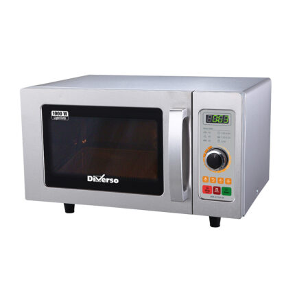 Microwave in stainless steel, 1000 W. (25 Lt), mechanical