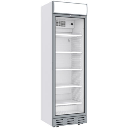Ventilated display positive 382 liters WHITE with lightbox