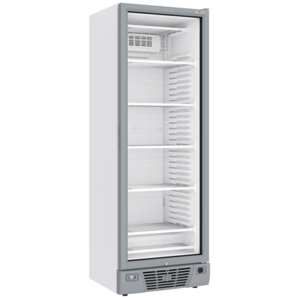 Negative ventilated display case 382 liters - 5 fixed levels - WHITE