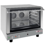 Electric convection oven, 4x 600x400 mm + manual humidifier