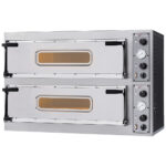 Electric oven 2x 2 pizzas diam. 350mm, 2 rooms