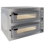 Electric oven 2x 4 pizzas diam.350mm, 2 rooms