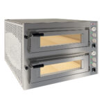 Electric oven 2x 6 pizzas diam.350mm, 2 rooms