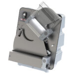 Pizza roller Ø 300 mm, 2 rollers, in stainless steel /ABS