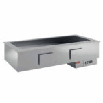 Element bain-marie sink "dry" ventilated 4x GN 1/1