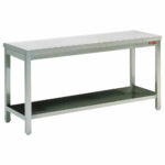 Work table with  undershelf