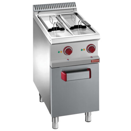Electric fryer 2  7-liter tanks on cupboard