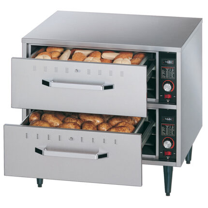 Food heater to put down, 2 drawers (GN 1/1 - 150 mm)