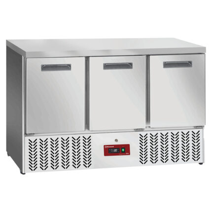 Refrigerated counter 3 doors GN 1/1