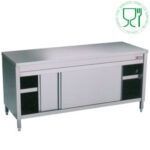 table on cupboard sliding doors + edge