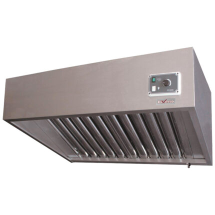 Complete hood, (9/9-2500 M3/h) 120 Pa, variator, 4 filters