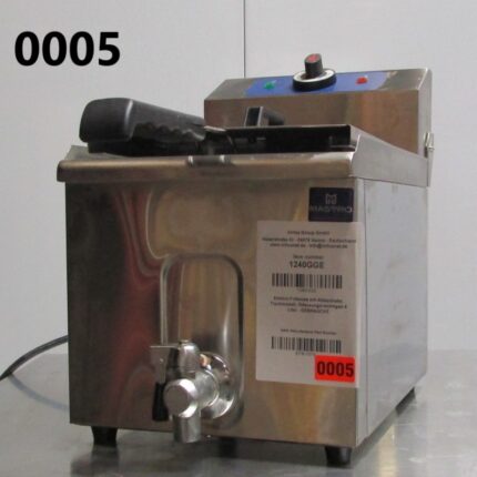 Electric fryer with drain tap, tabletop, oil capacity 8 litres - SECOND-HAND