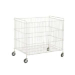 Trolley with cage structure for dry laundry, capacity 522 litres