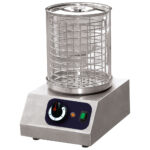 hot dog heater with pyrex glass container, capacity 40 hot dogs