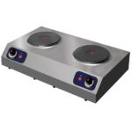 electric hob, tabletop, 2 plates