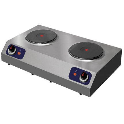 electric hob, tabletop, 2 plates