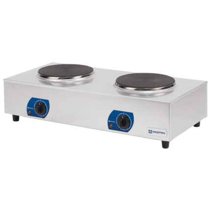 Electric hob, tabletop, 2 plates