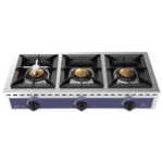 Gas hob with 3 burners each 7 kW (NG)