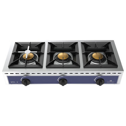 Gas hob with 3 burners each 7 kW (NG)