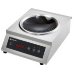 Induction wok hob Ø 330 mm 5 kW, tabletop - 400V