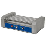 Hot dog heater with 7 rollers