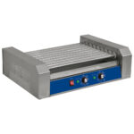Hot dog heater with 9 rollers