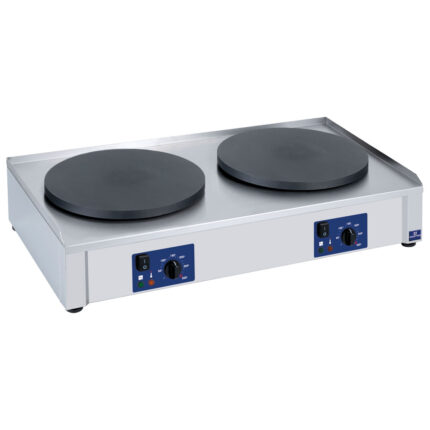 Electric crêpes machine, 2x ø 400 mm