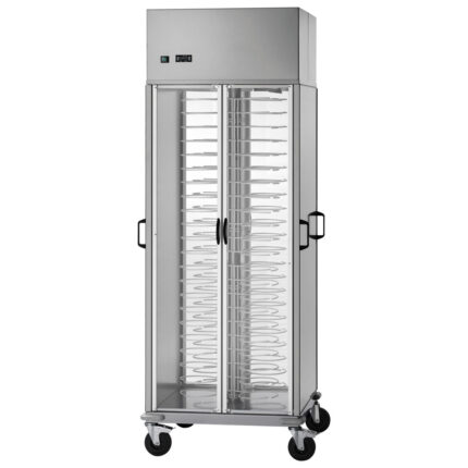 Plates transport trolley refrigerated, +8/+12°C, 88x ø 250÷310 mm
